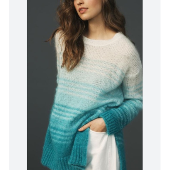 BY ANTHROPOLOGIE OMBRE TUNIC SWEATER - Picture 2 of 10